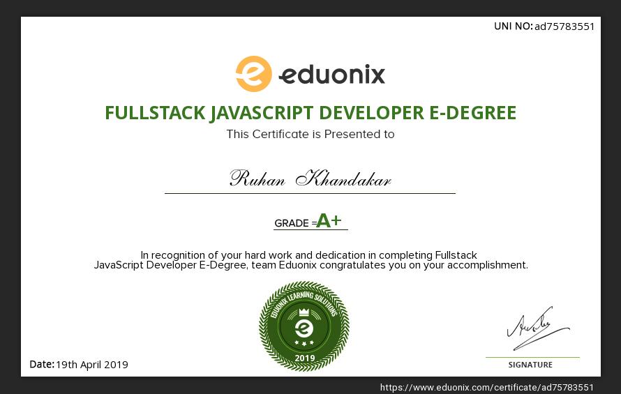 Certificate Images