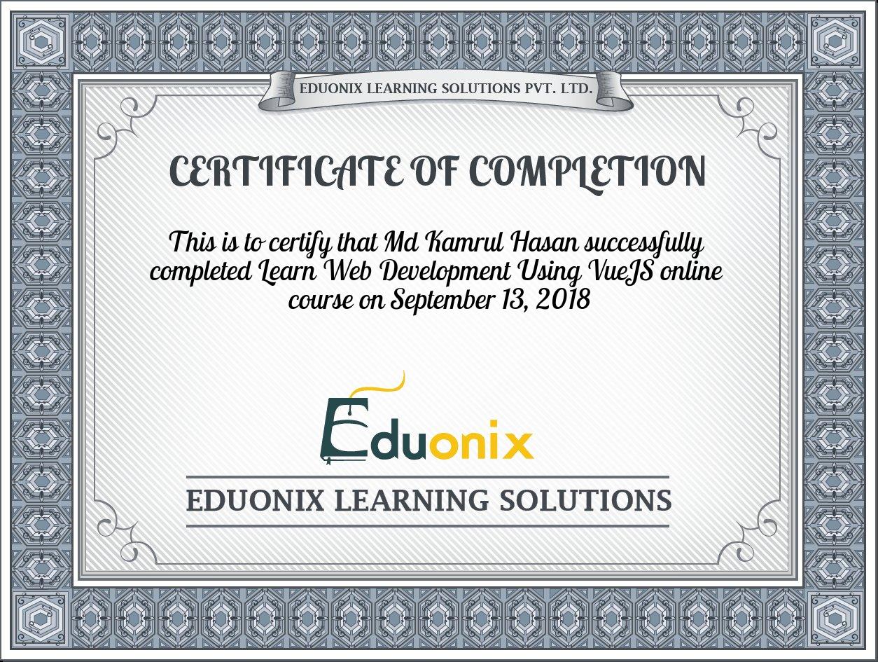 Certificate Images
