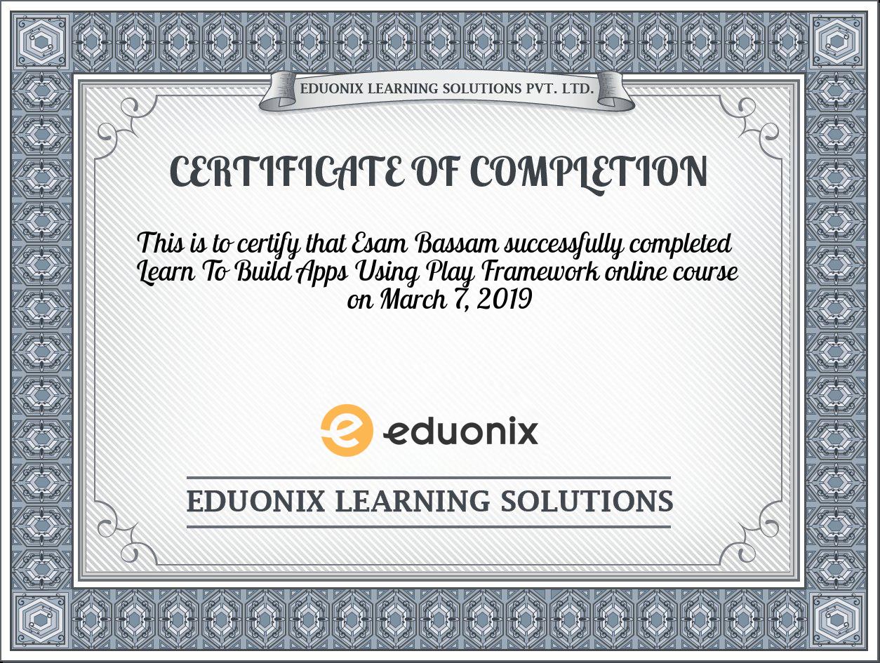 Certificate Images