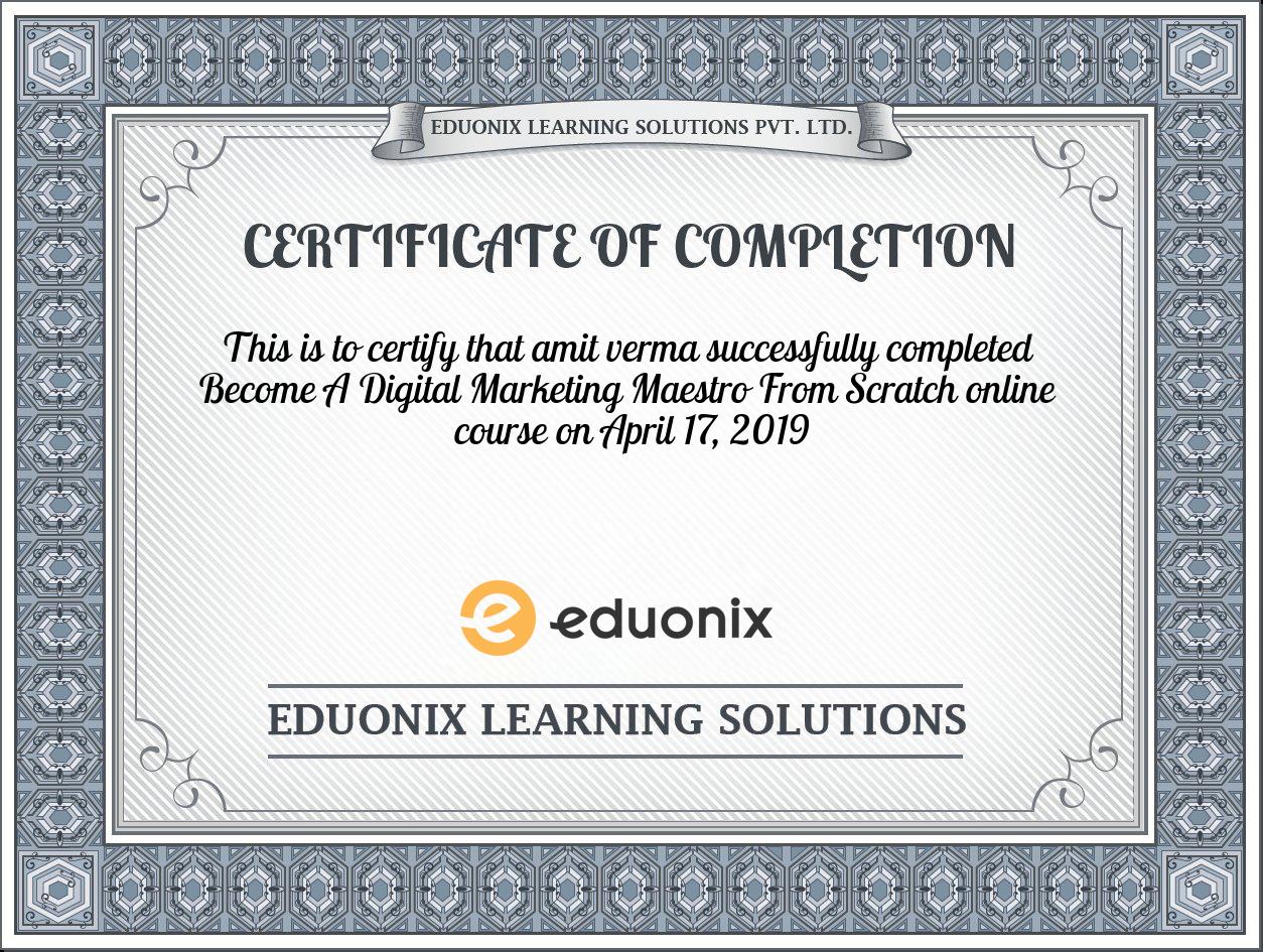 Certificate Images