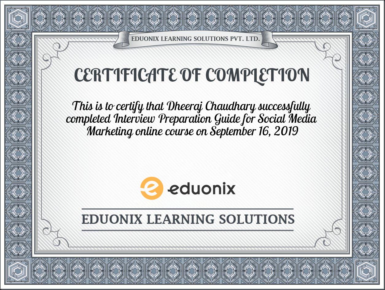 Certificate Images