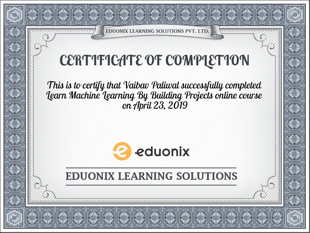 Certificate Images