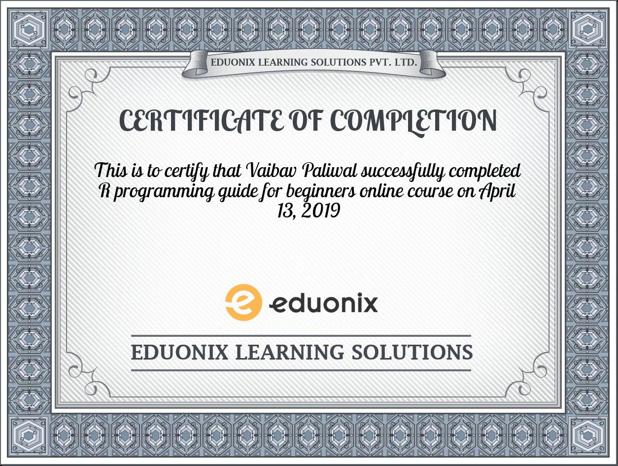 Certificate Images