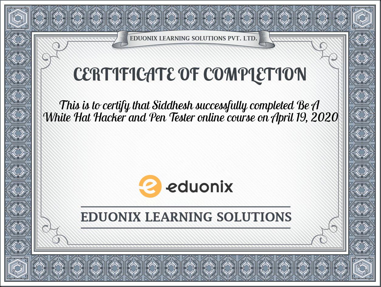 Certificate Images