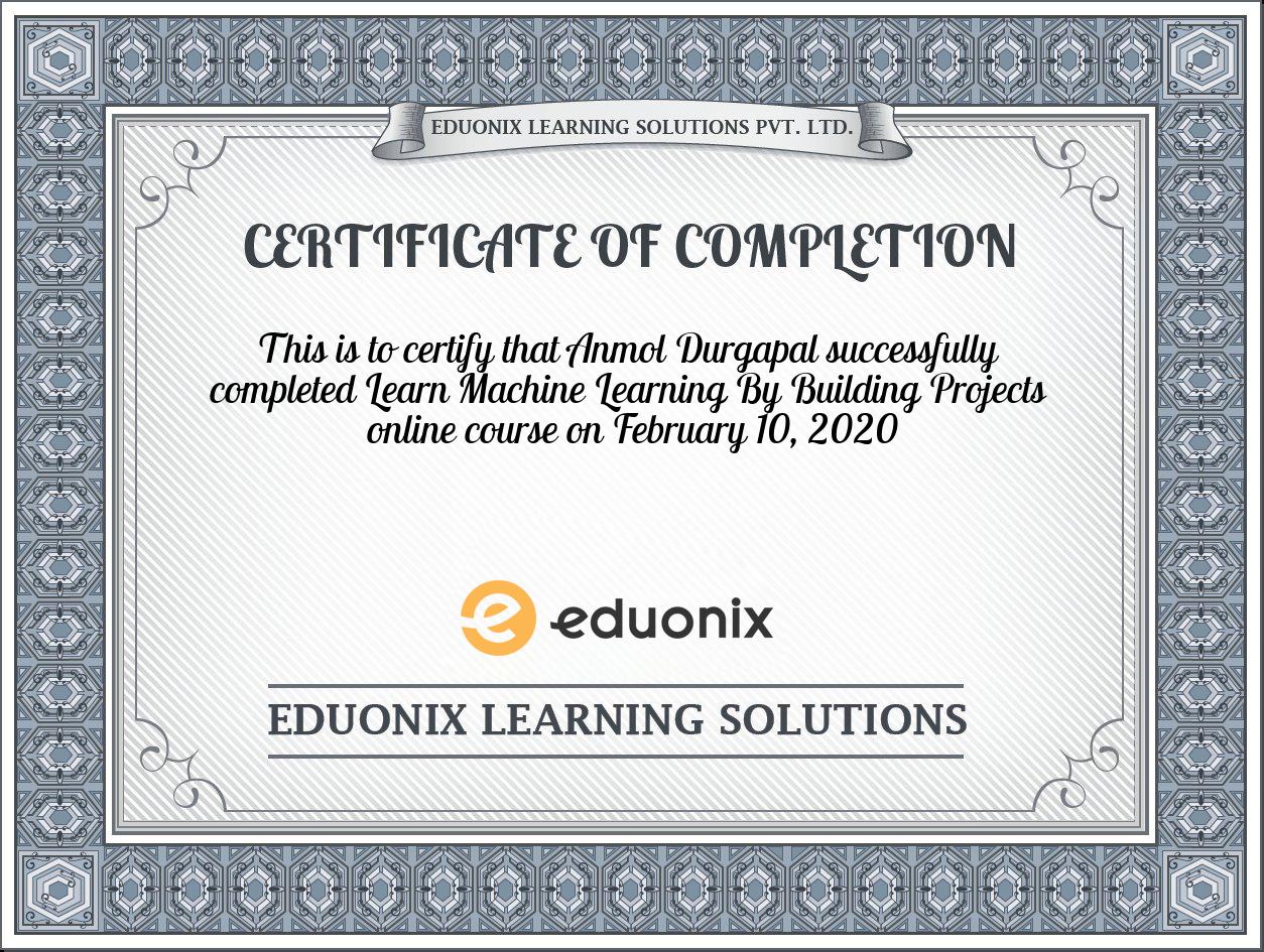 Certificate Images
