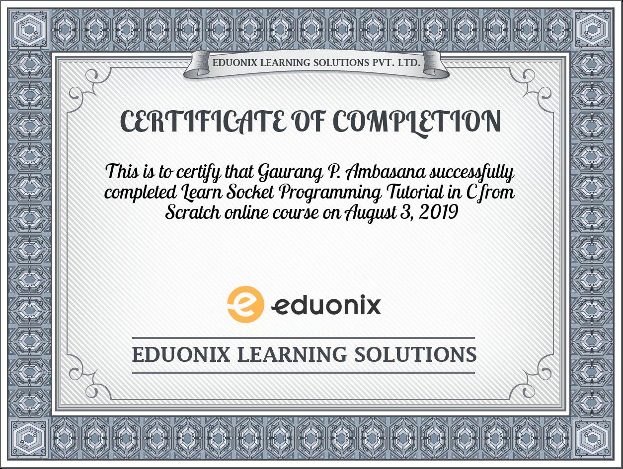 Certificate Images