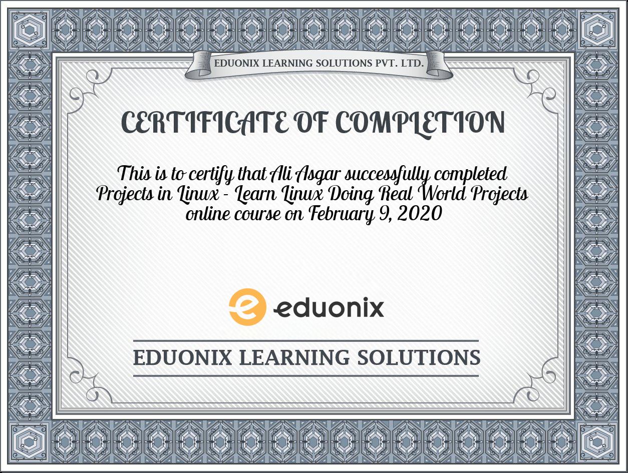 Certificate Images