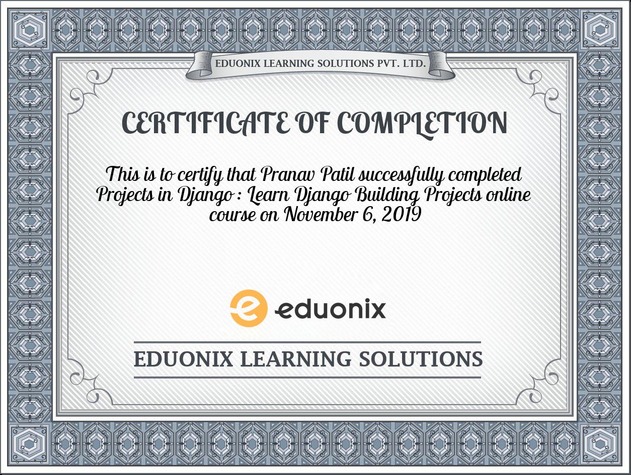 Certificate Images