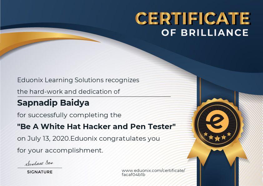 Certificate Images