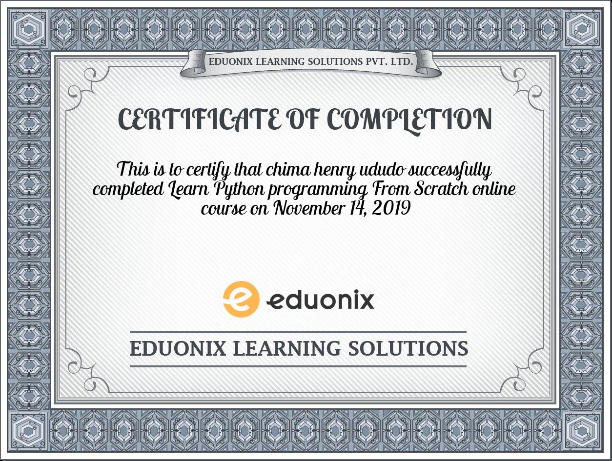 Certificate Images
