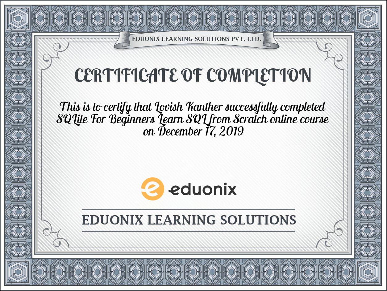 Certificate Images