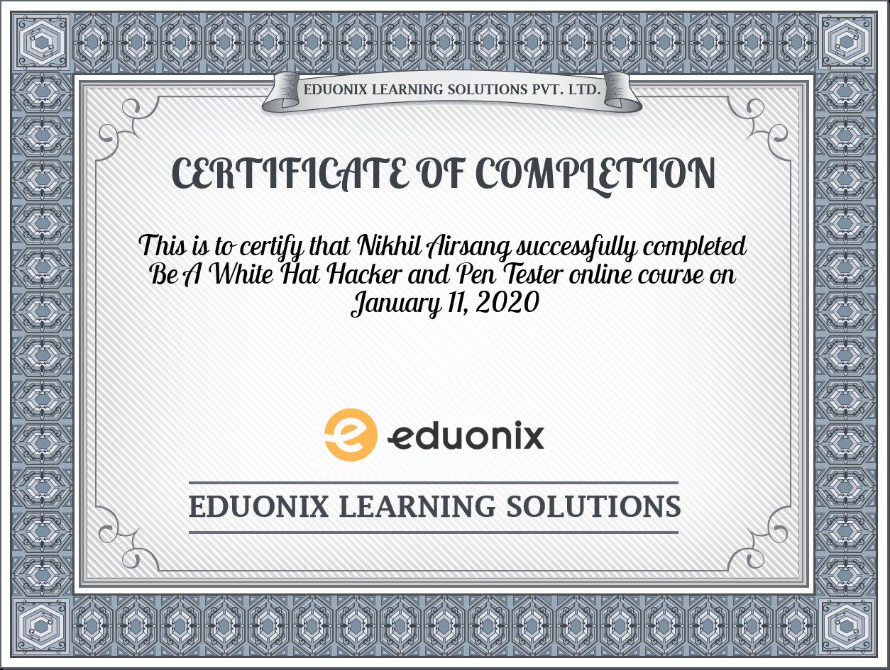 Certificate Images