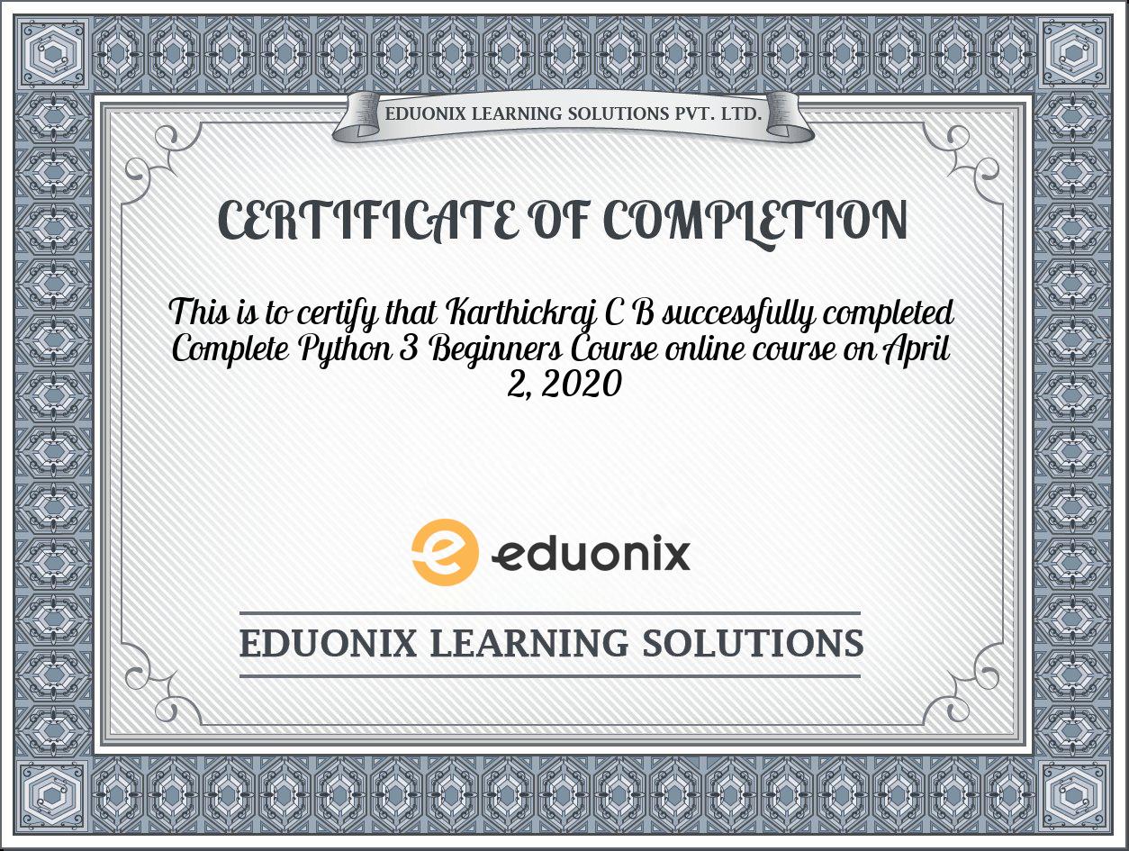 Certificate Images