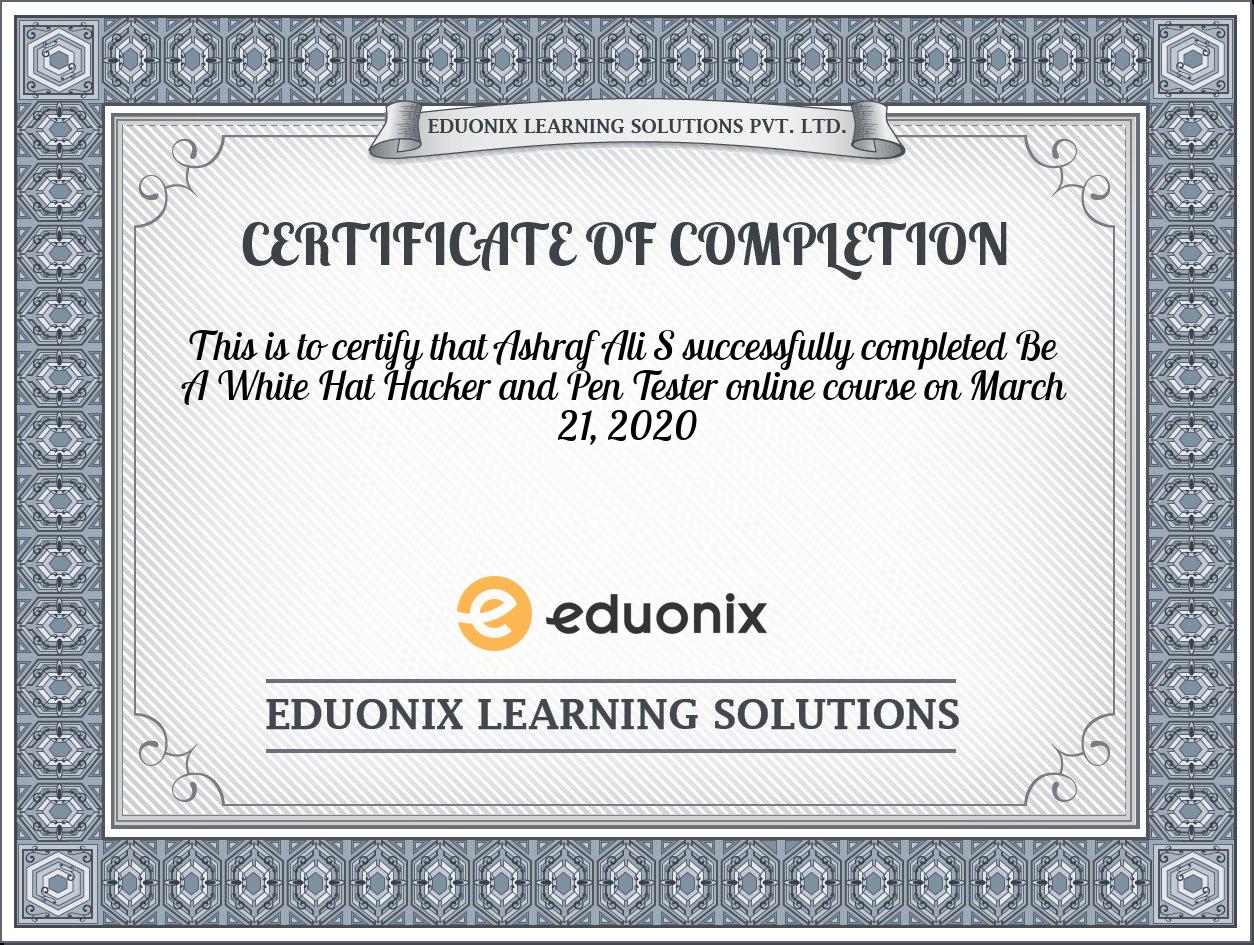 Certificate Images