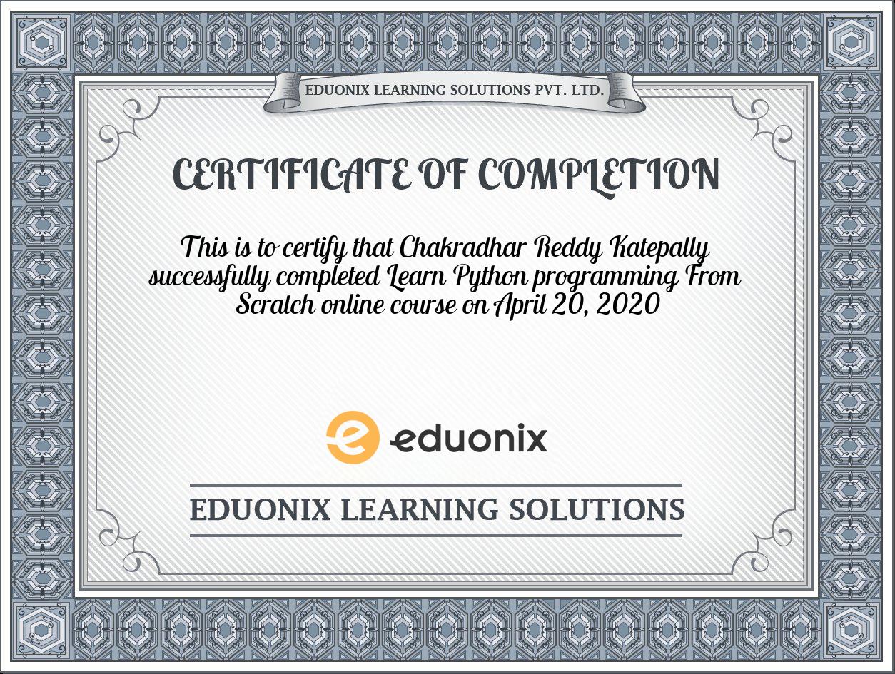 Certificate Images