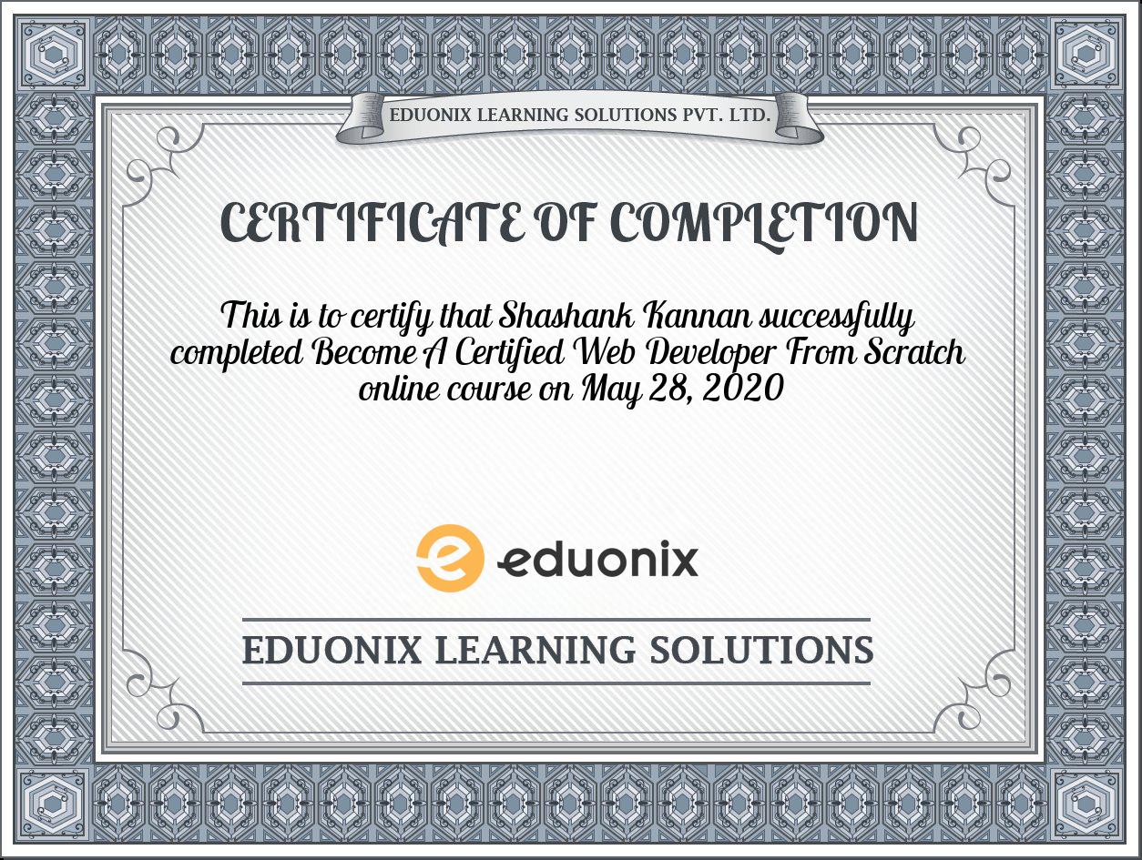 Certificate Images