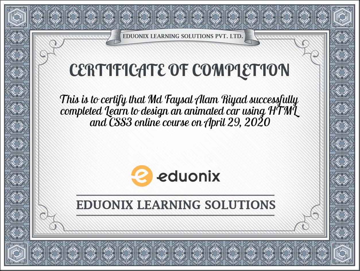 Certificate Images