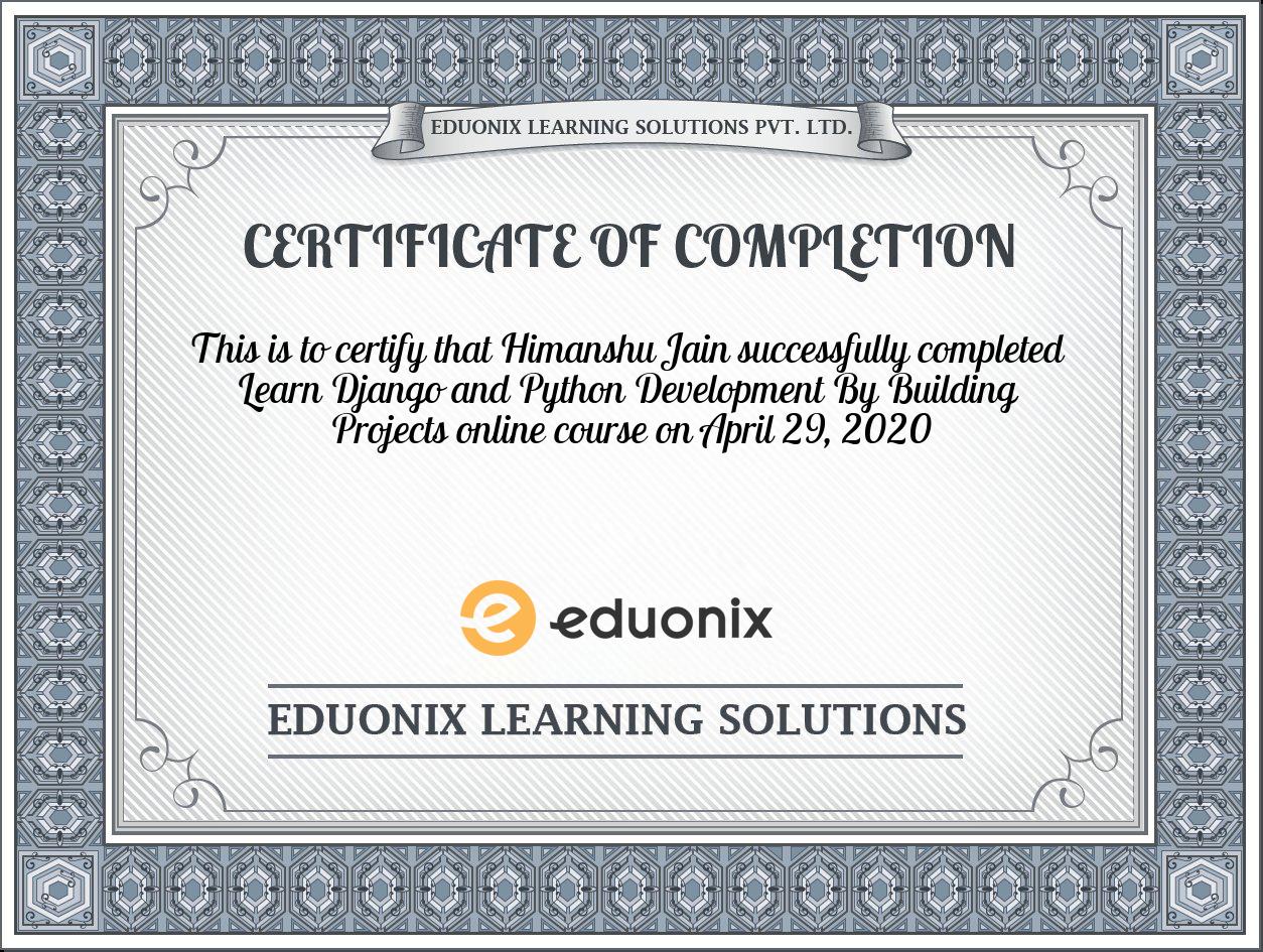 Certificate Images