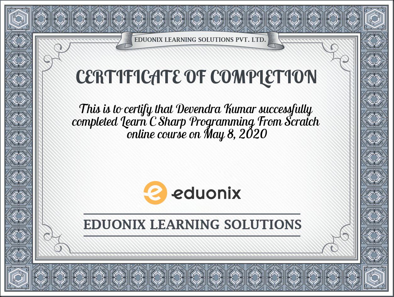 Certificate Images