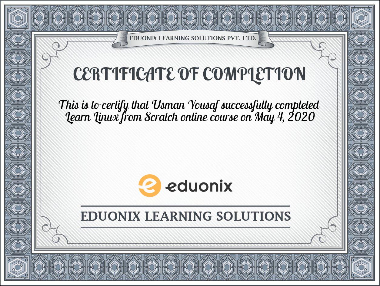 Certificate Images