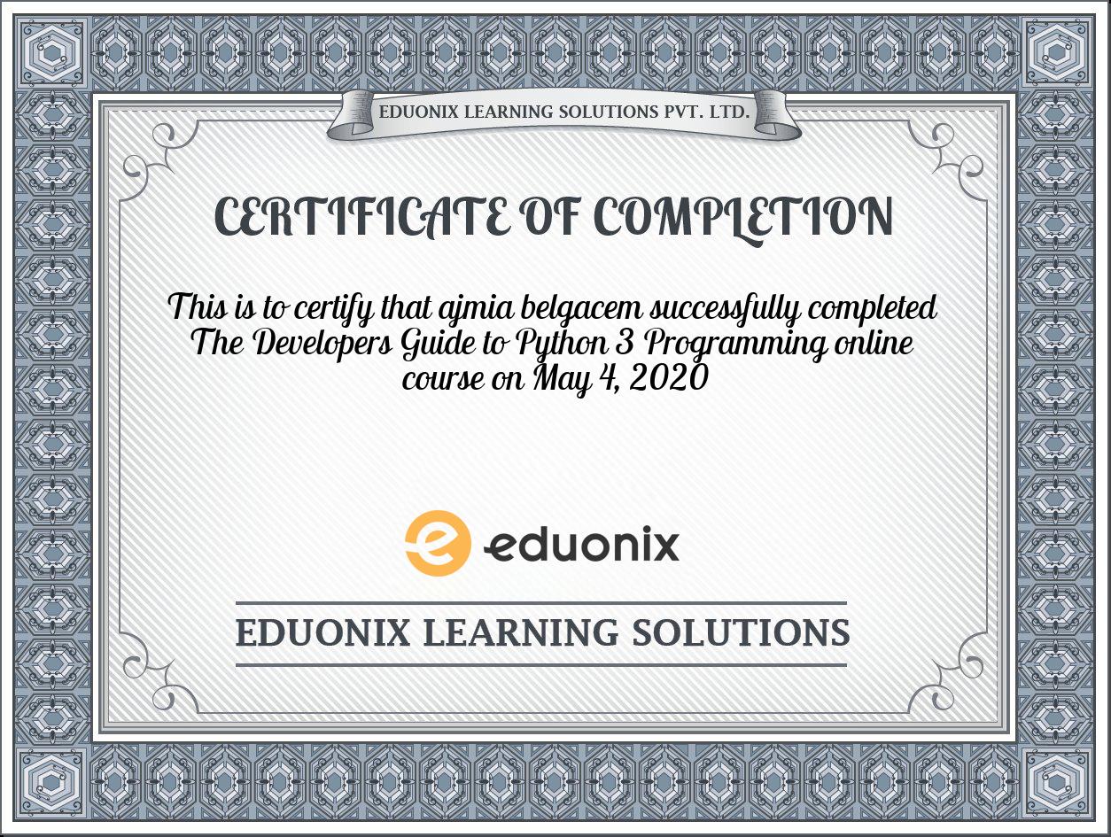 Certificate Images