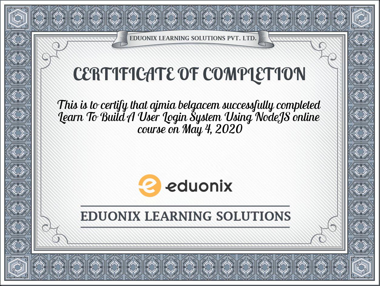 Certificate Images