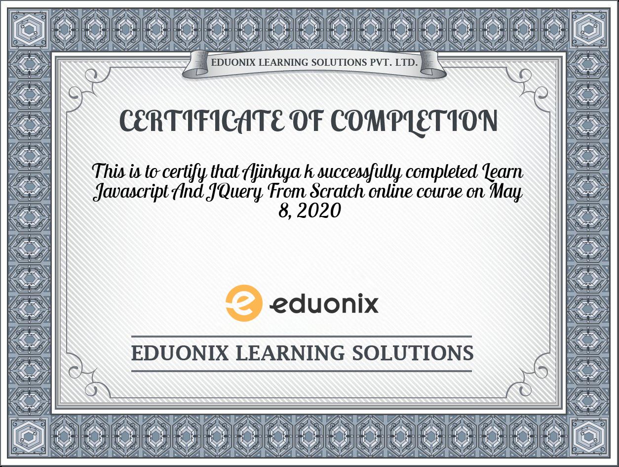 Certificate Images