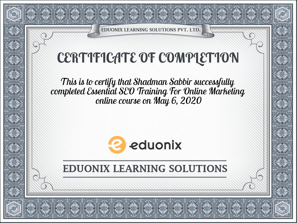 Certificate Images