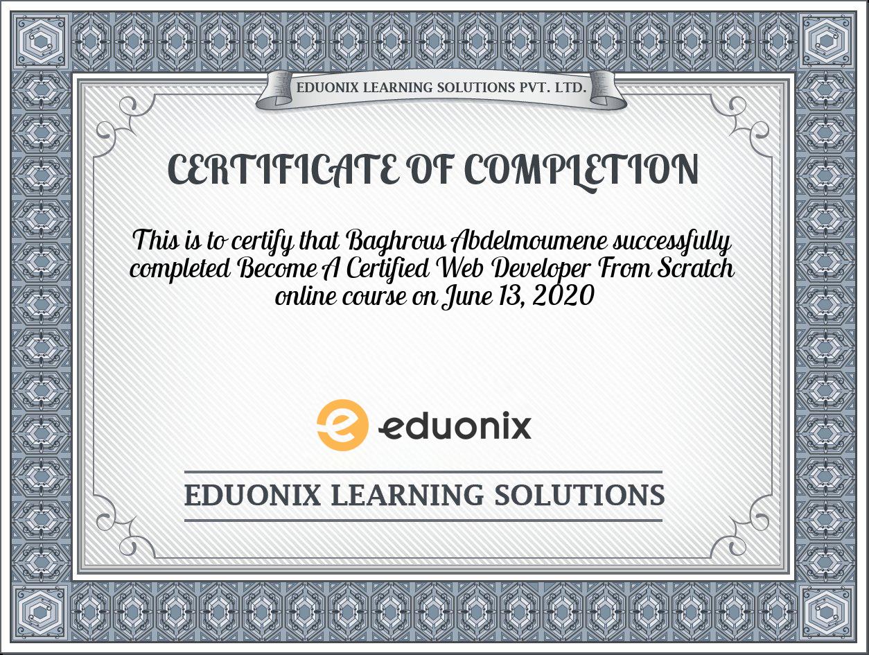 Certificate Images