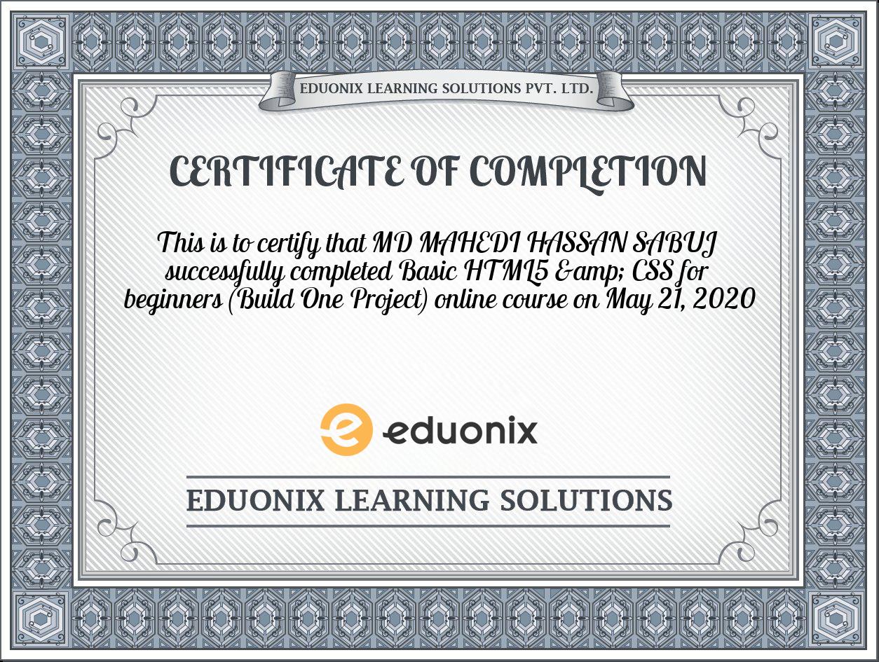 Certificate Images