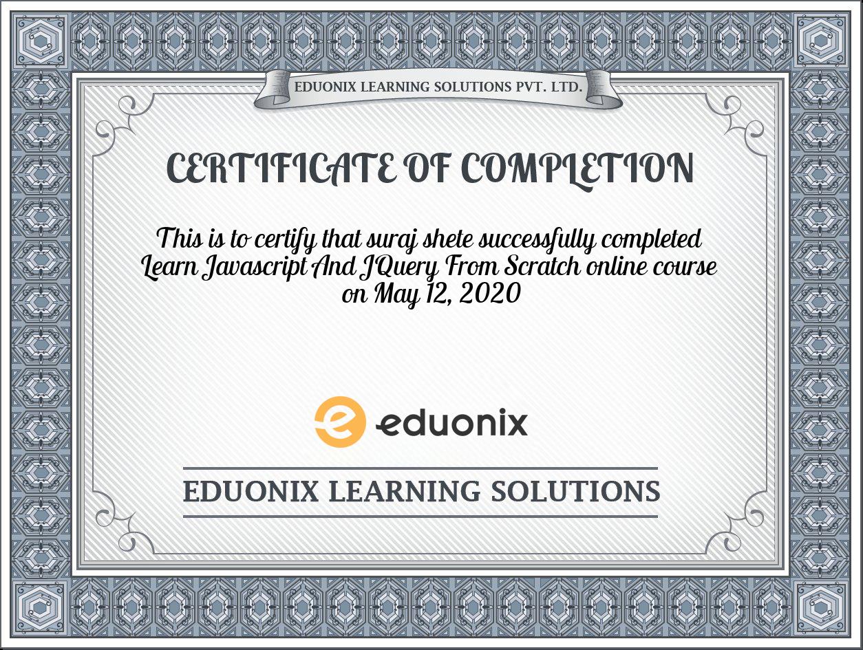Certificate Images
