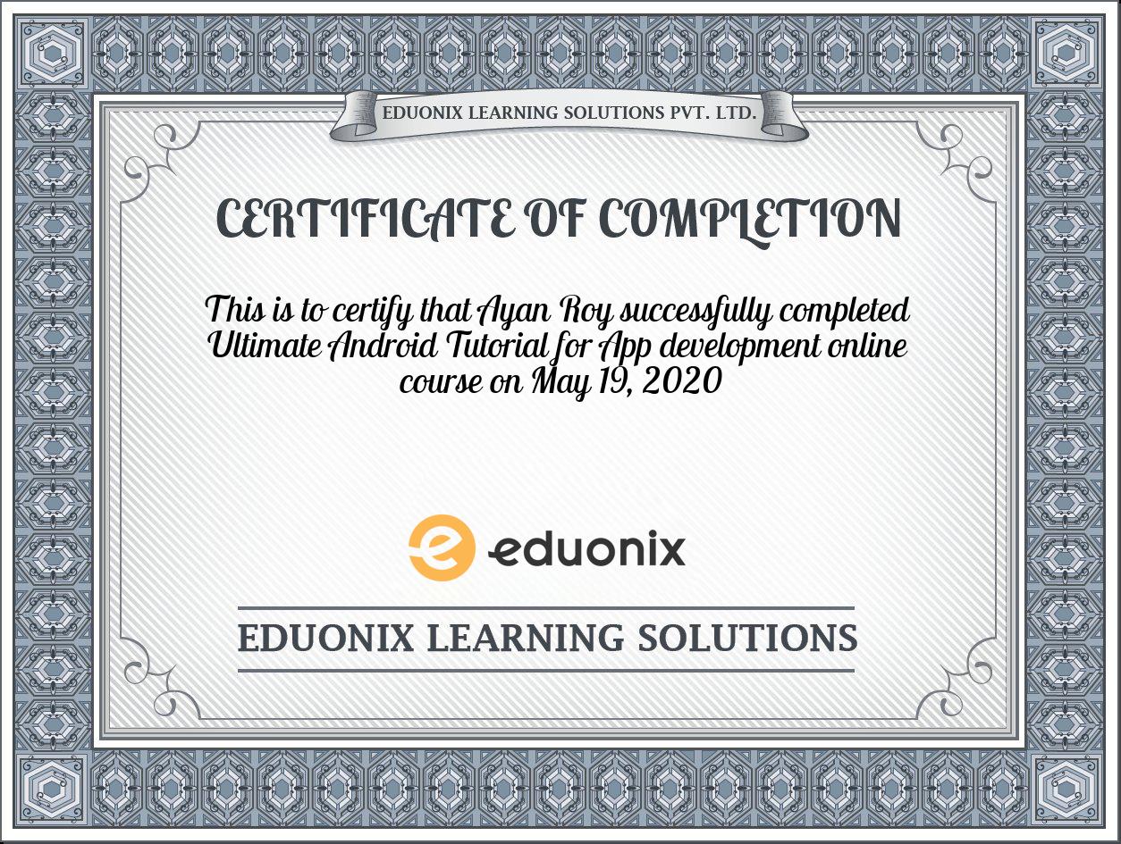 Certificate Images