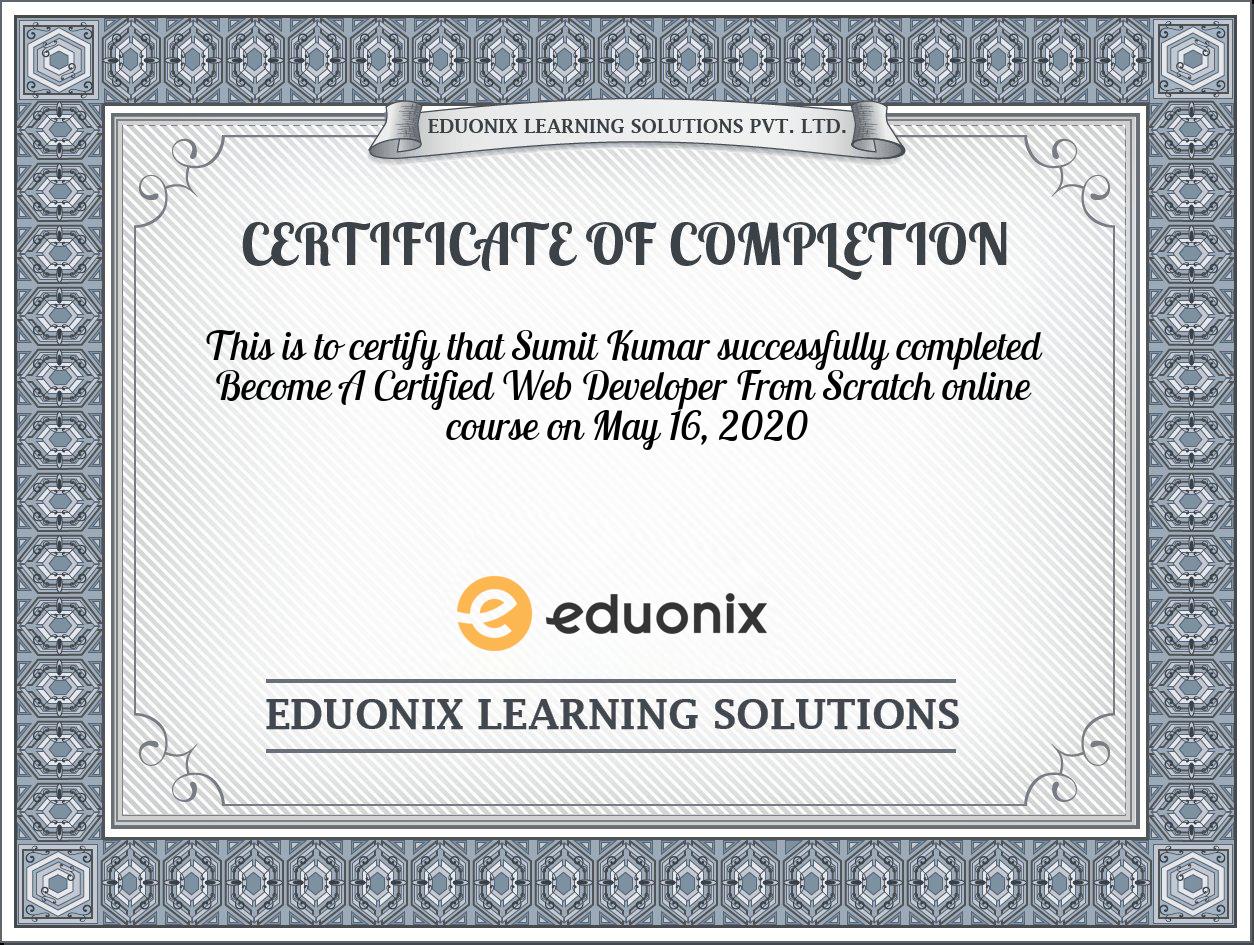 Certificate Images