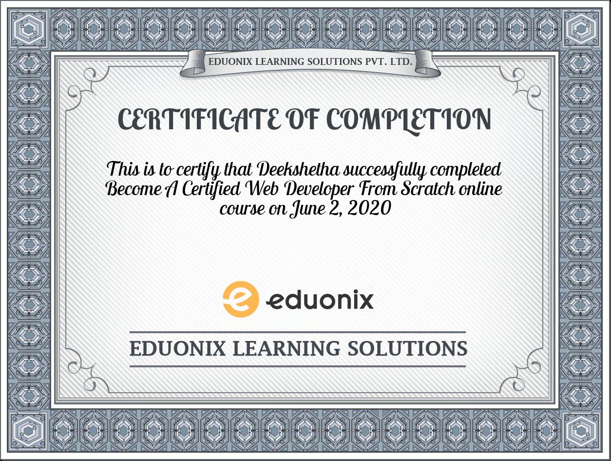 Certificate Images