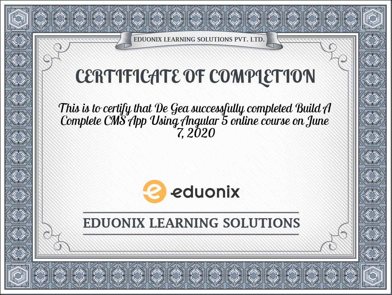 Certificate Images