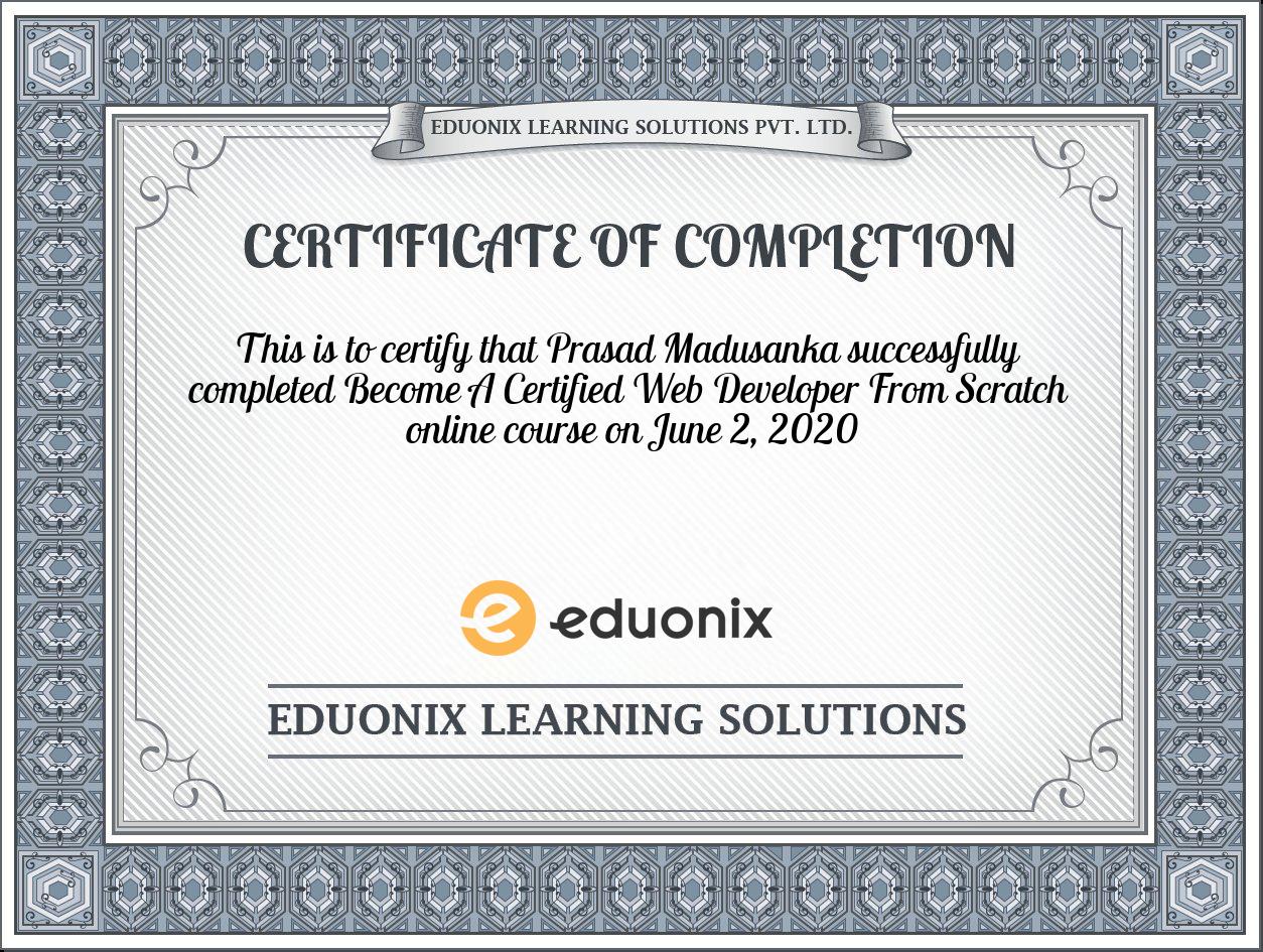 Certificate Images