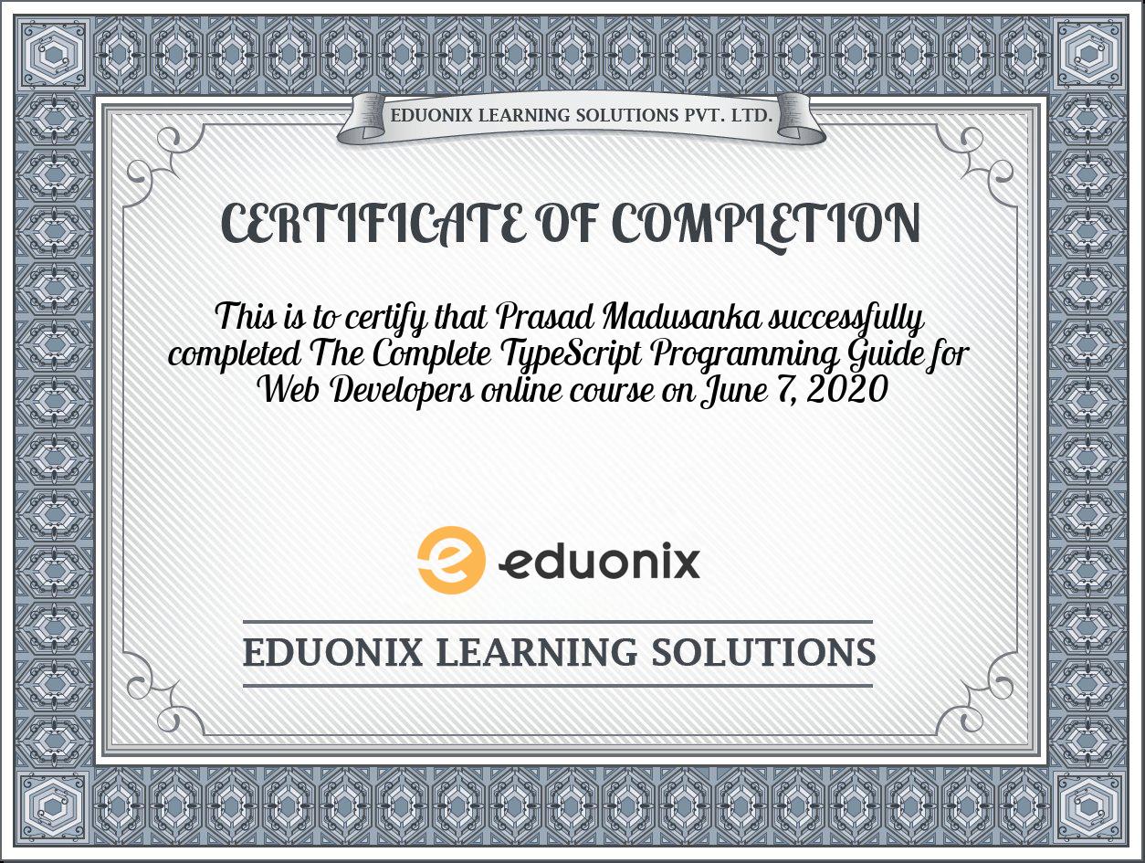 Certificate Images