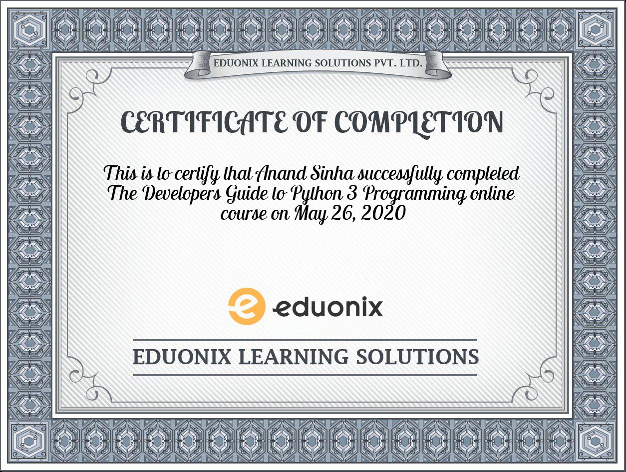 Certificate Images