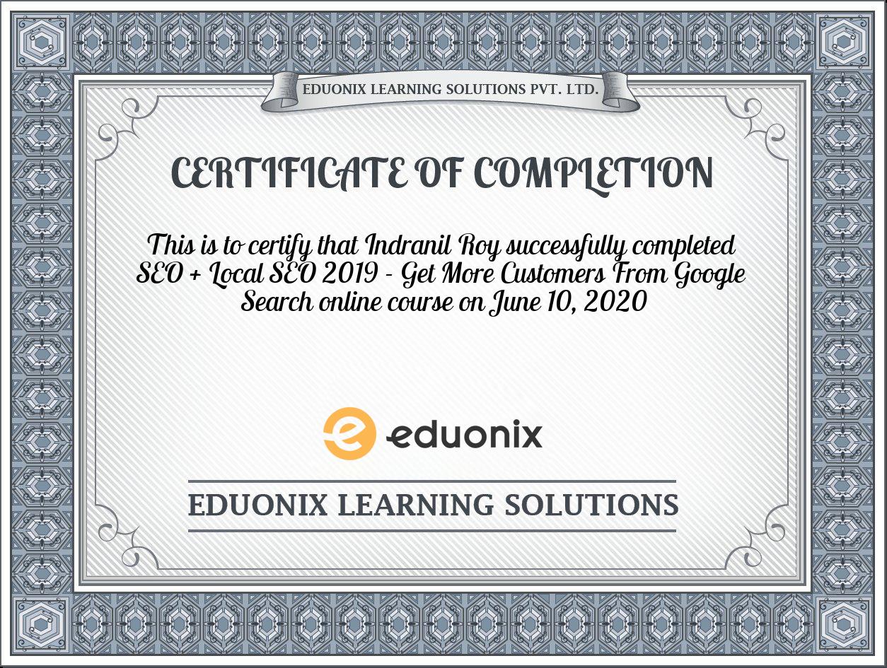 Certificate Images