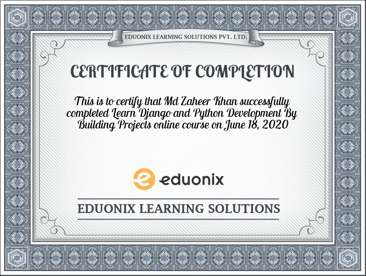 Certificate Images