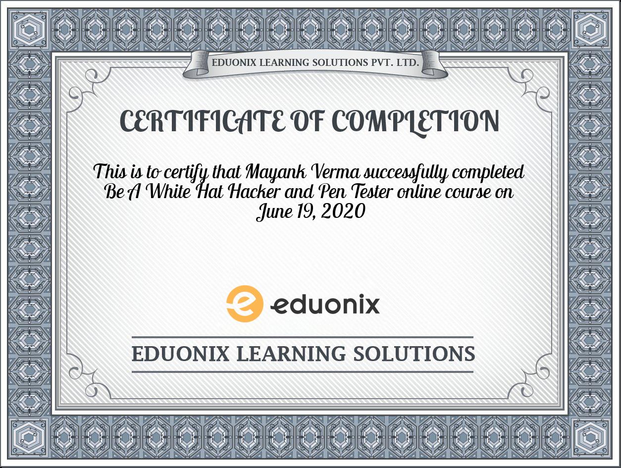 Certificate Images