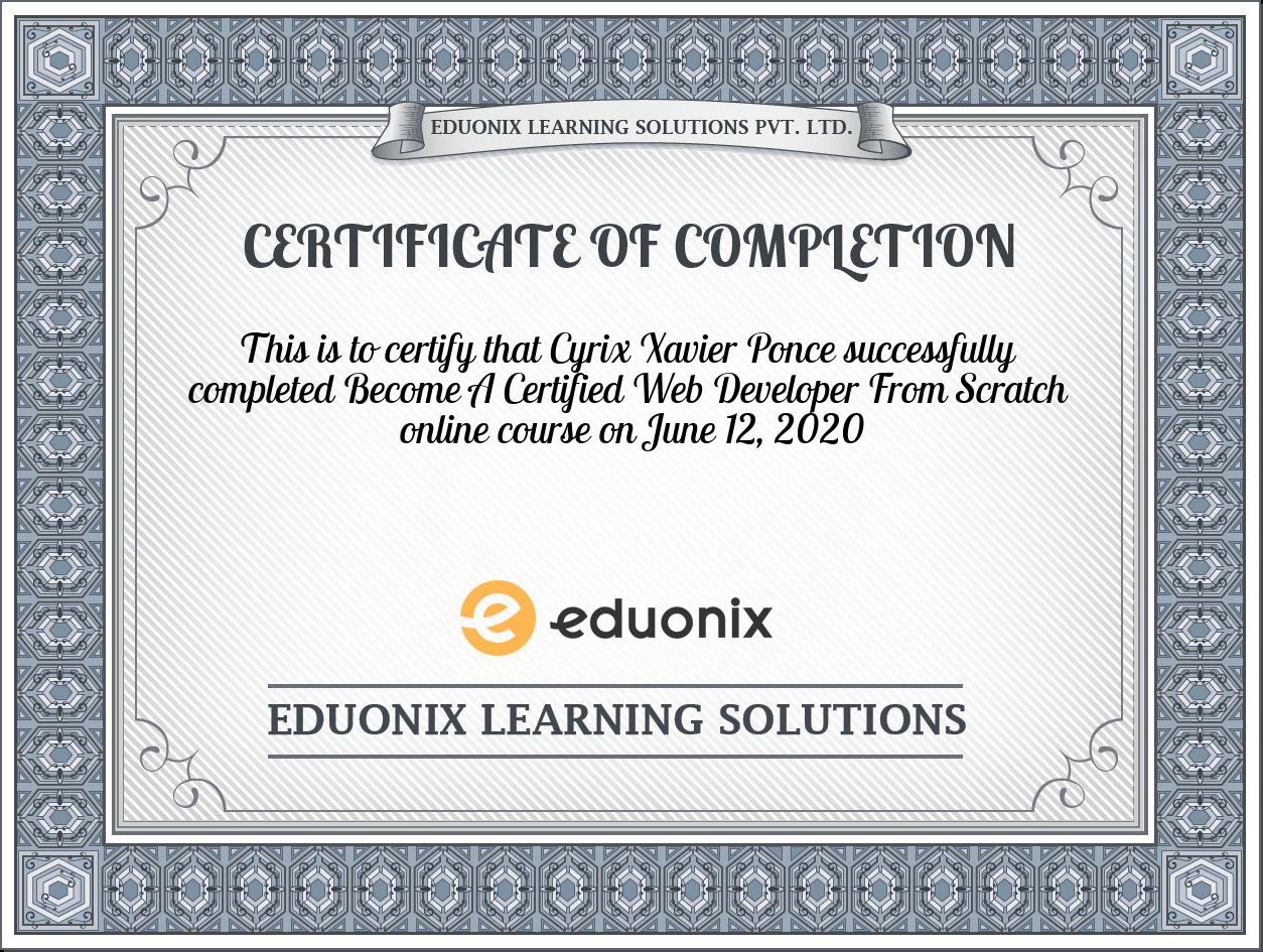 Certificate Images