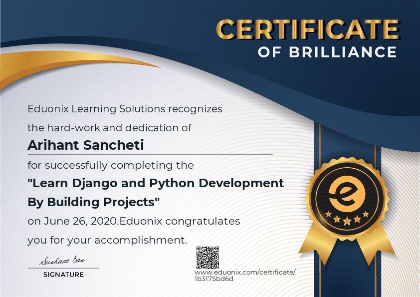 Certificate Images