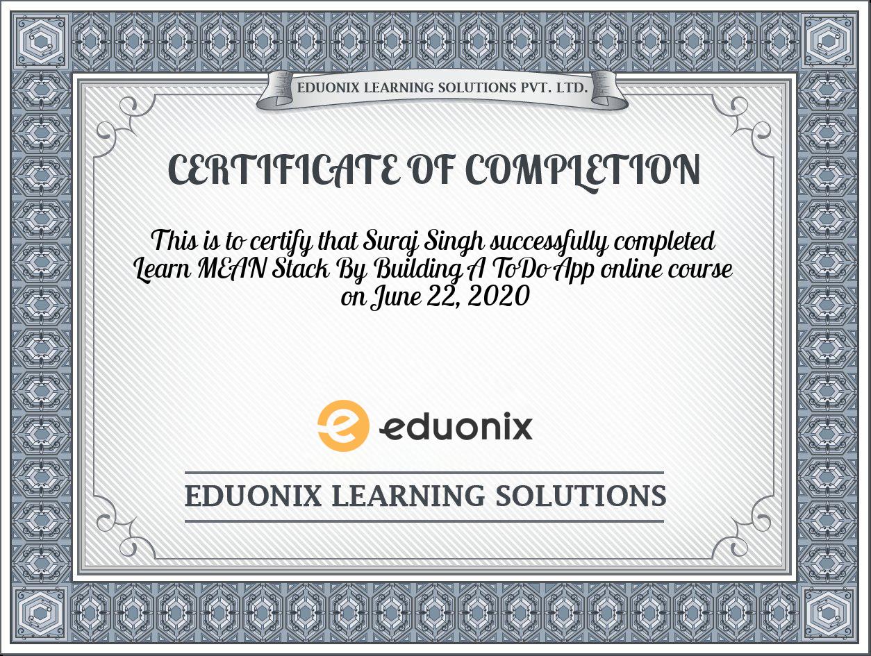 Certificate Images