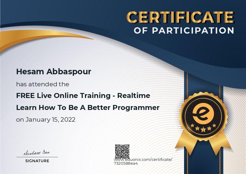 Certificate Images