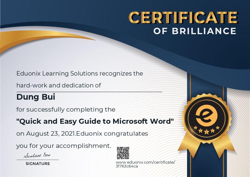Certificate Images